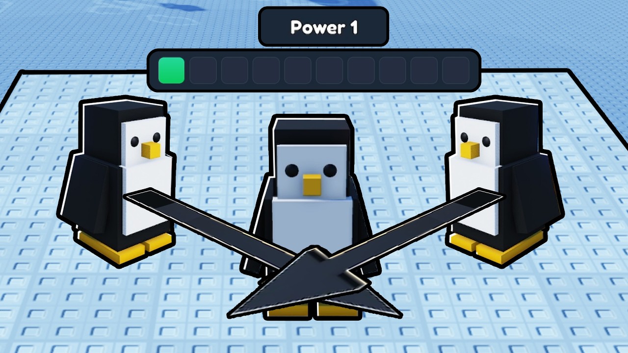 Winning Using the LOWEST POWER in Roblox Knockout..
