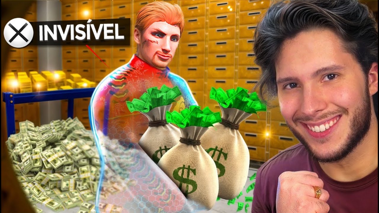 ROUBANDO BANCOS SENDO INVISÍVEL NO GTA 5 RP!