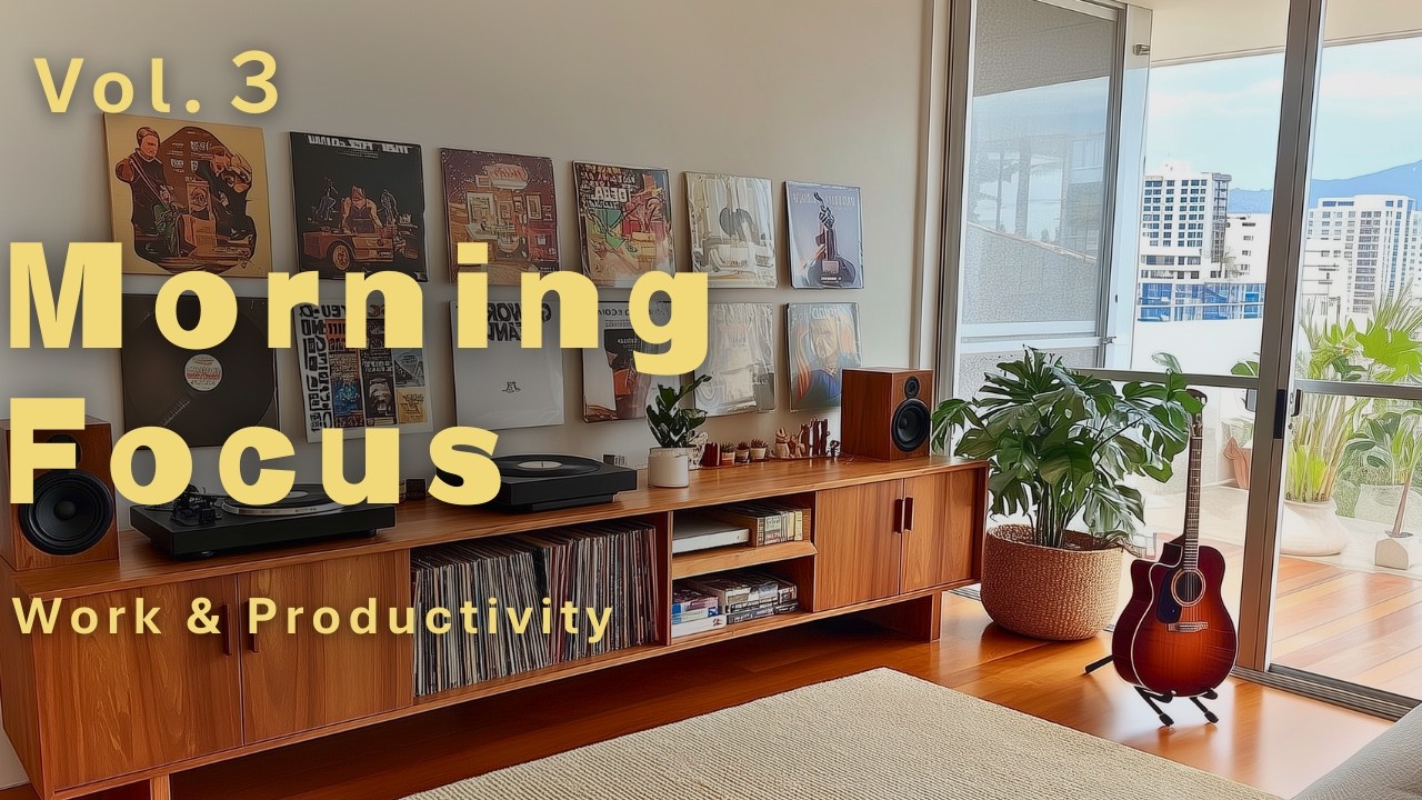 Morning Focus Neo-Soul – Vol. 3 | Deep Work & Productivity BGM (60 min)