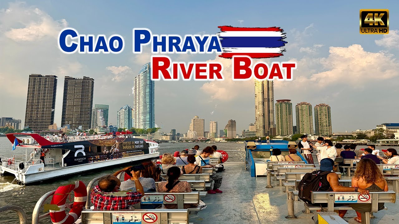 Chao Phraya River Tourist Hop-On-Hop-Off Sightseeing Boat | Bangkok THAILAND🇹🇭