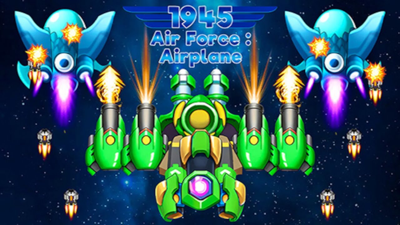 1945 Air Force Airplane Gameplay | Great Top Down Shooter
