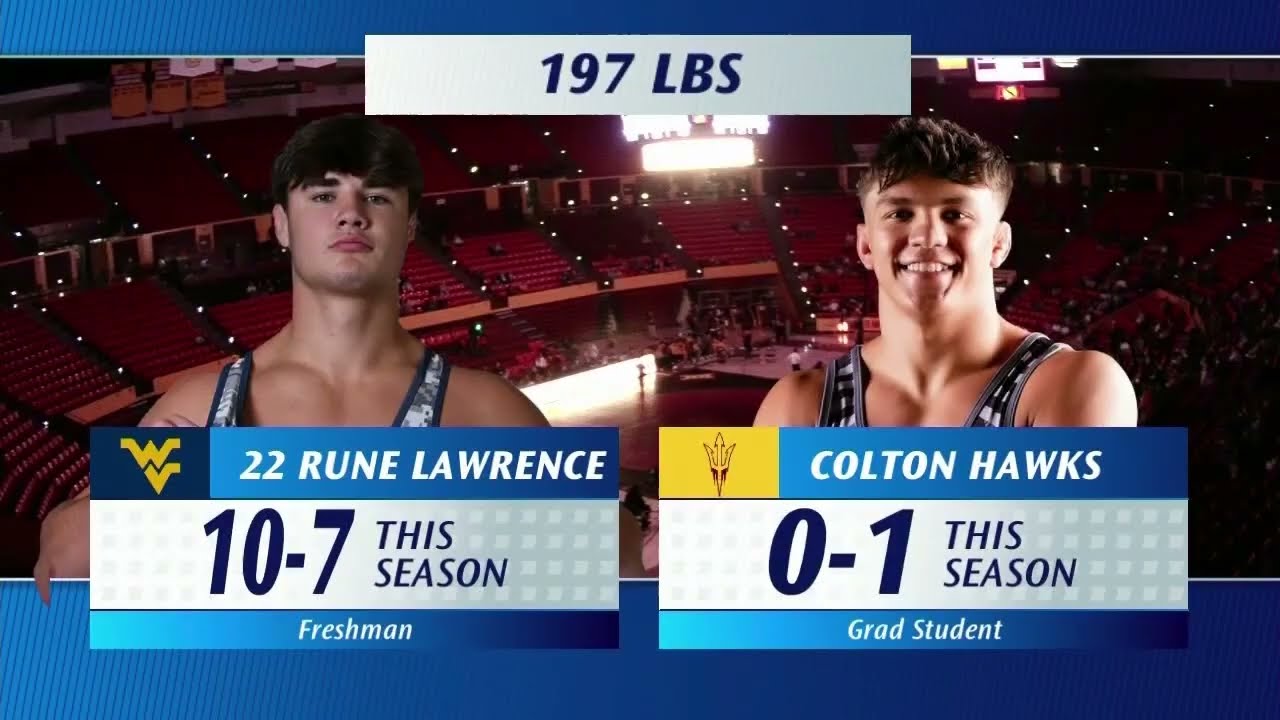 Rune Lawrence vs. Colton Hawks (197lbs) Highlights | 2025-26 Big 12 Wrestling
