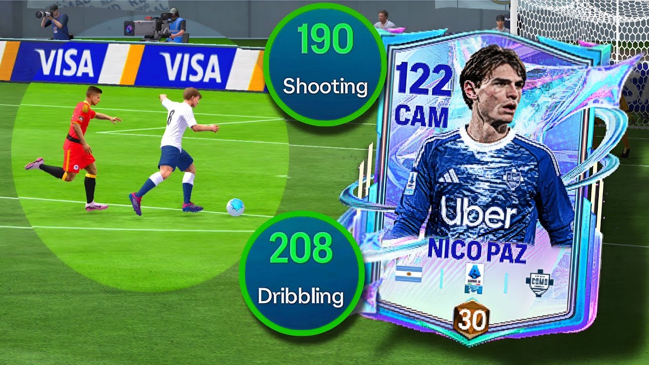 117 Nico Paz Review – Hidden Gem CAM in FC Mobile? 🔥⚡
