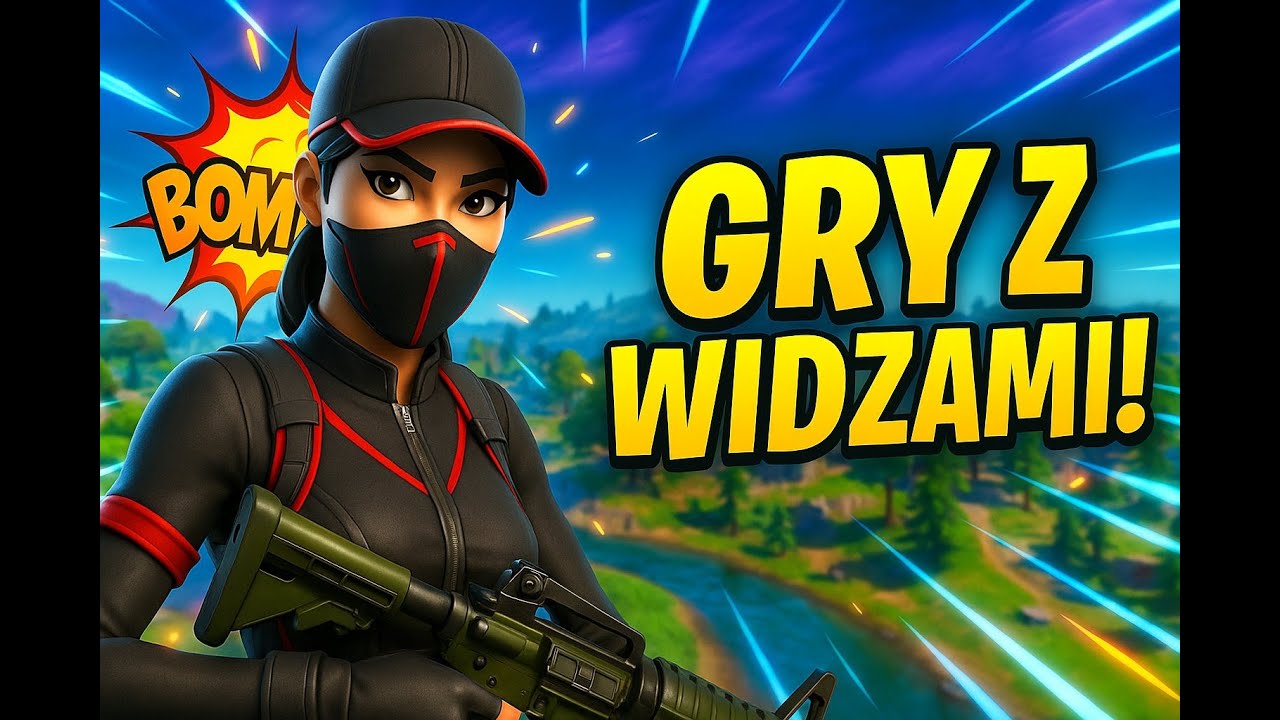 Gry z Widzami w Fortnite! Wbijaj do ekipy 🔥