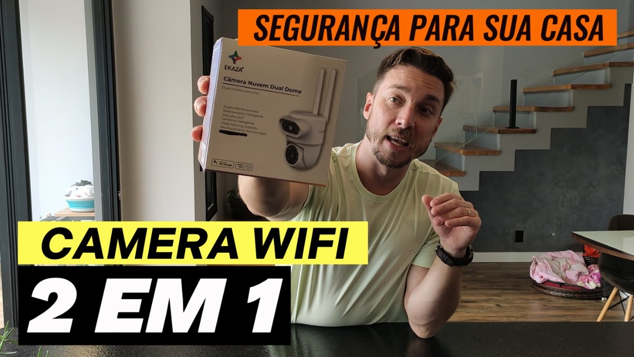 Segurança em primeiro lugar! Conheça a câmera 2 em 1 da EKAZA!