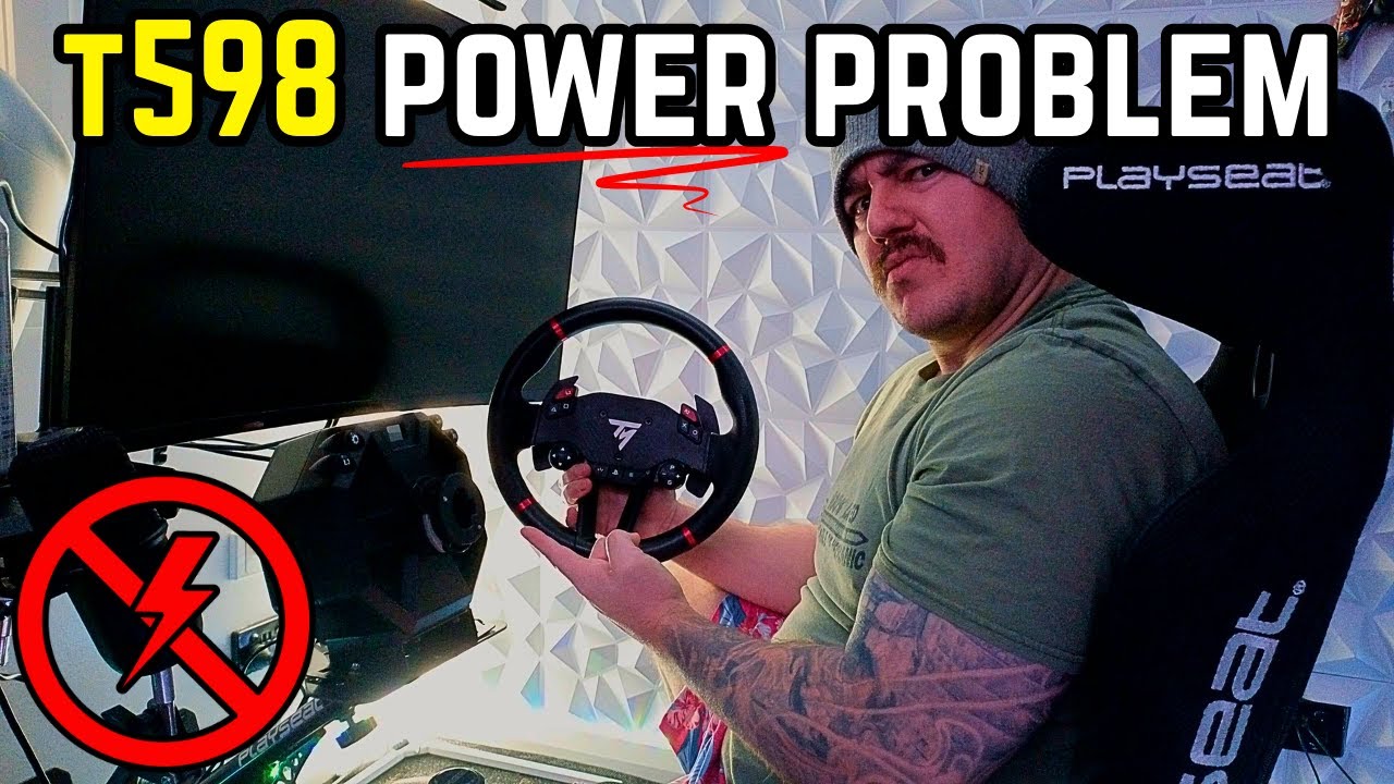 Thrustmaster T598 Power Problem FIXED! (How to Stop Disconnects)