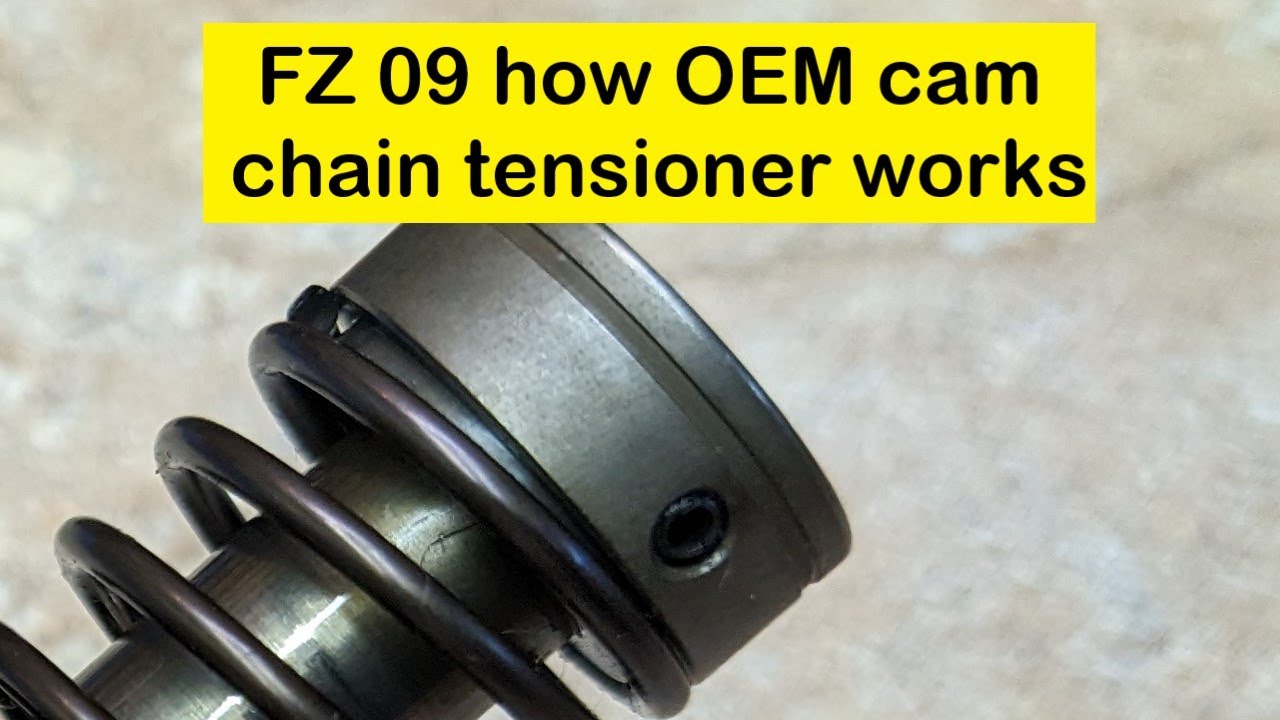 how oem cam chain tensioner works Yamaha FZ-09/MT-09 2014 2015 2016