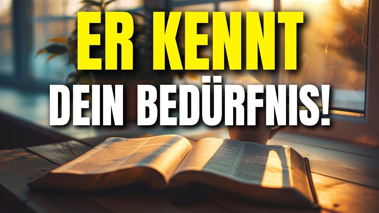 Der Gott, der alles gibt, was du brauchst | Gesegnetes Gebet am Morgen
