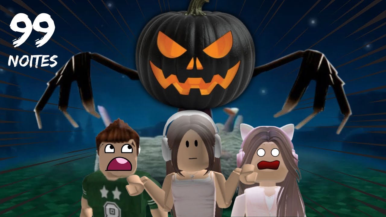 😱 FUGIMOS da ABÓBORA GIGANTE e SOBREVIVEMOS a VÁRIAS NOITES no 99 Nights in the Forest Roblox
