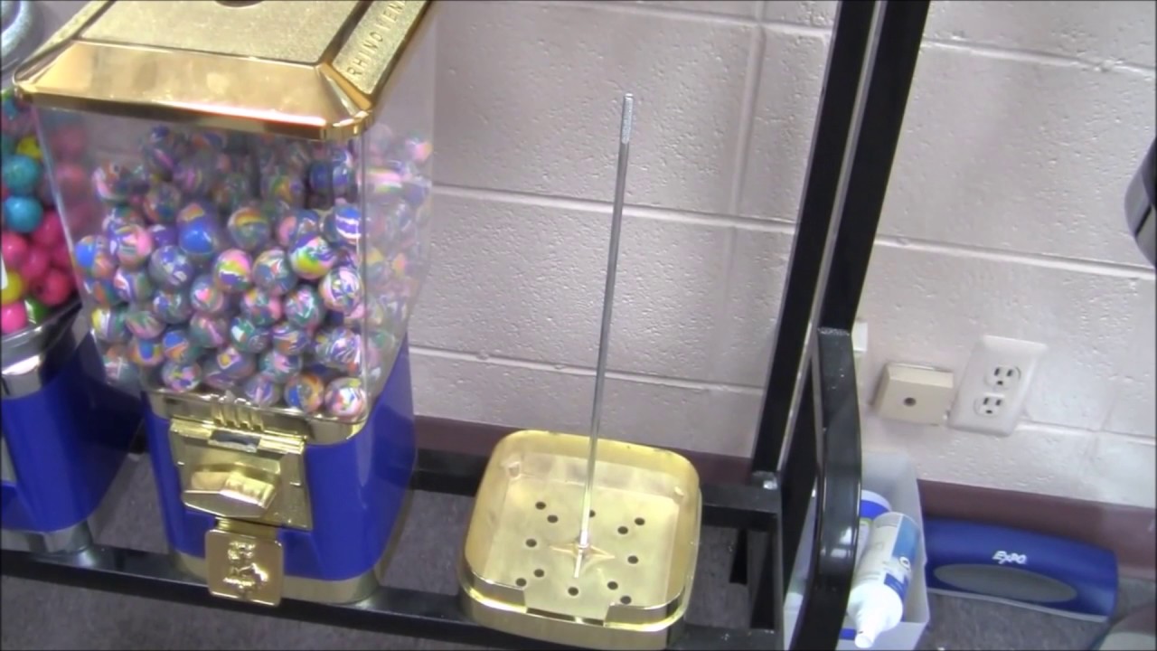 How to Mount a Rhino Gumball or Candy Vending Machine to Bulk Vending Rack