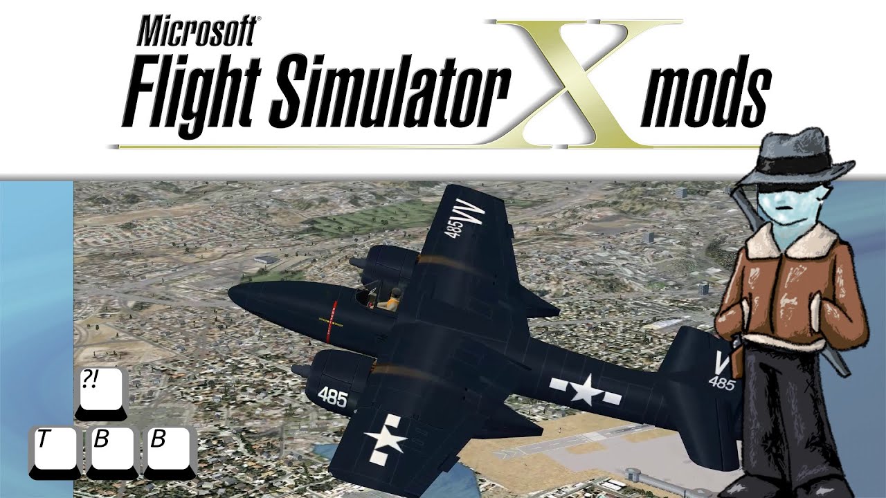 Flight Simulator X Plane Spotlight - Grumman F7F Tigercat