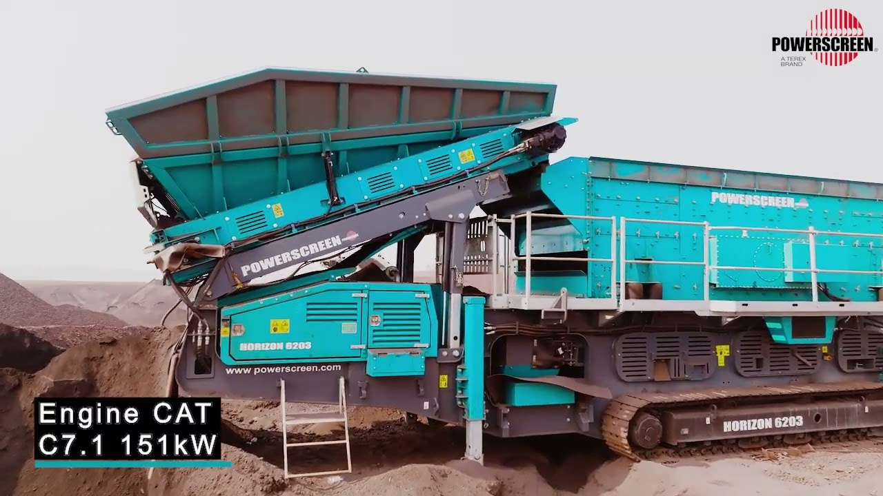 Powerscreen Horizon 6203 in Action: Iron Ore Screening in Barbil, India
