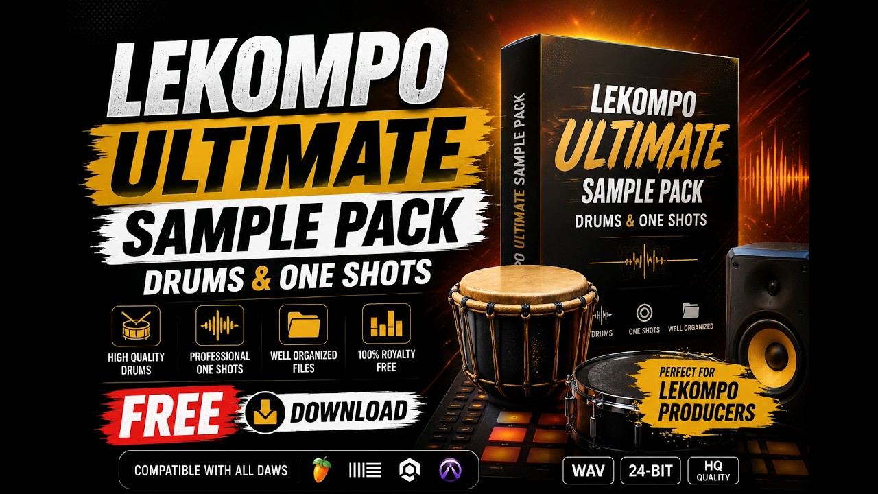 Lekompo Ultimate Sample Pack | Drums & One Shots - FREE DOWNLOAD