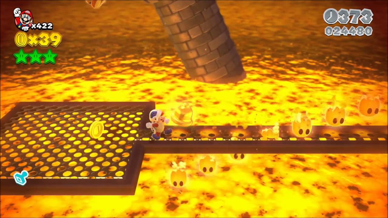 Super Mario 3D World - monde Chateau-Final