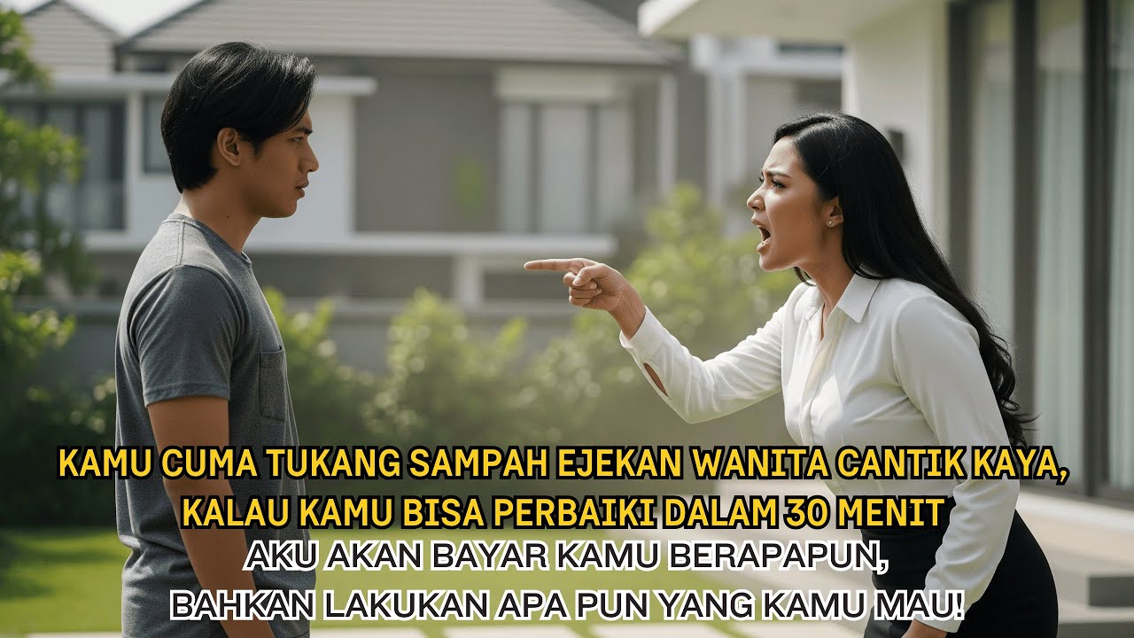 Kamu Cuma Tukang Sampah Ejekan Wanita Kaya, Jawaban Pemuda Ini Bikin Wanita Itu Tertunduk Malu