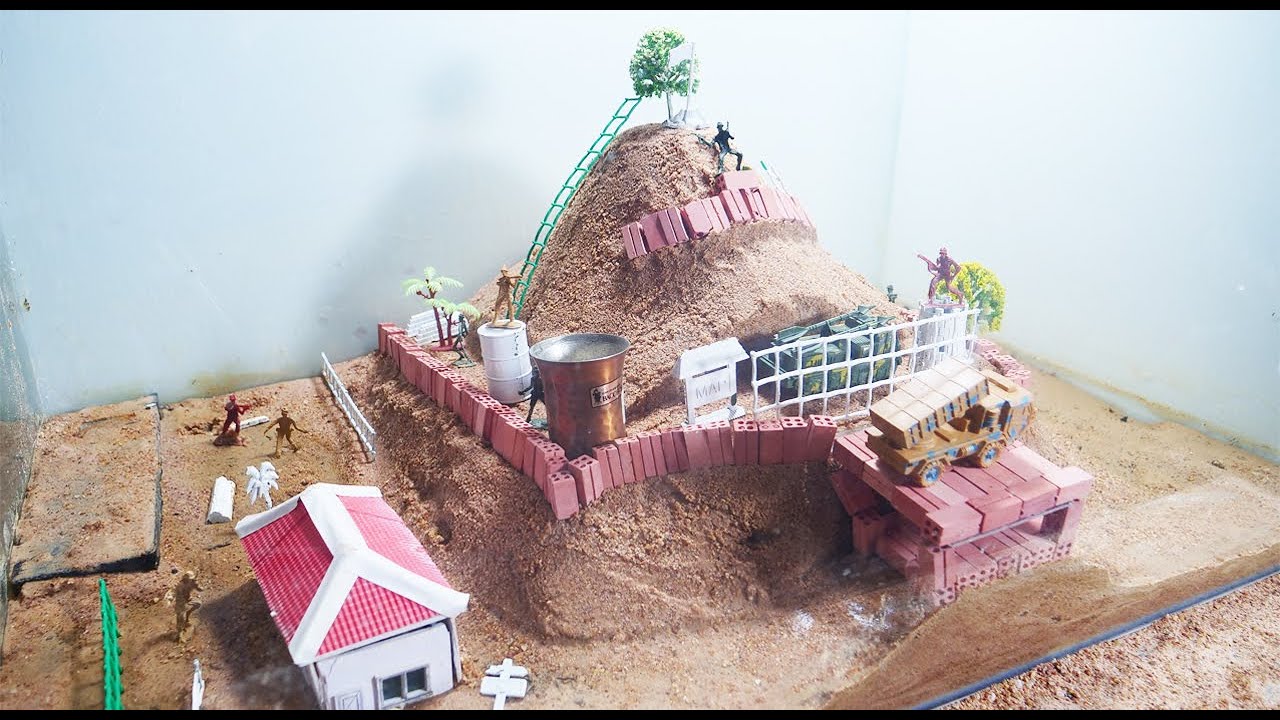 Original Flood And Dam Breach Experiment Video  Mini Mountain Disaster 2