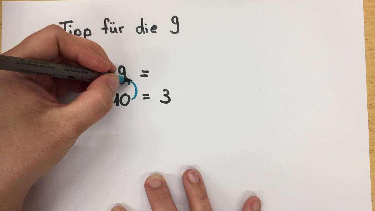 Tipp für die 9 (Subtraktion)