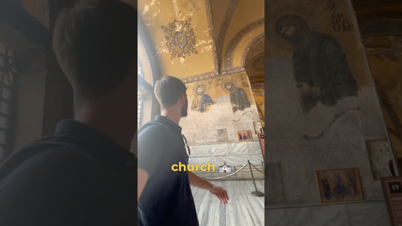 Hagia Sophia 🇹🇷 converted into mosque 🕌 from a church ⛪️? #mosque #church #istanbul