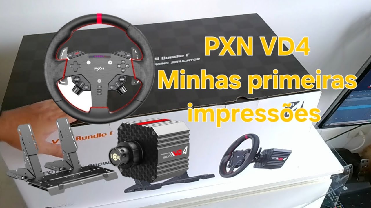 PXN VD4 Direct Drive | Unboxing e Primeiras Impressões