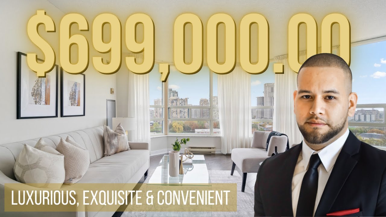 Tour a Large 2br Mississauga Condo w/ over 1000 sqft near Square One Mall & Lake Ontario Views!