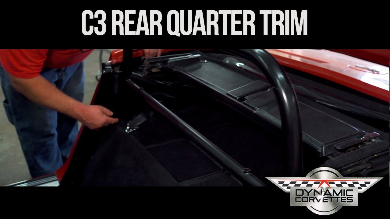 Custom C3 Corvette Quarter Trim and Seatbelt Covers