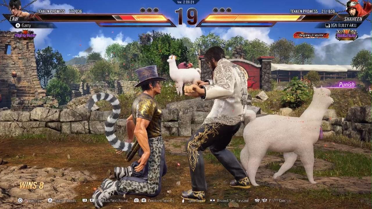 TEKKEN final round block