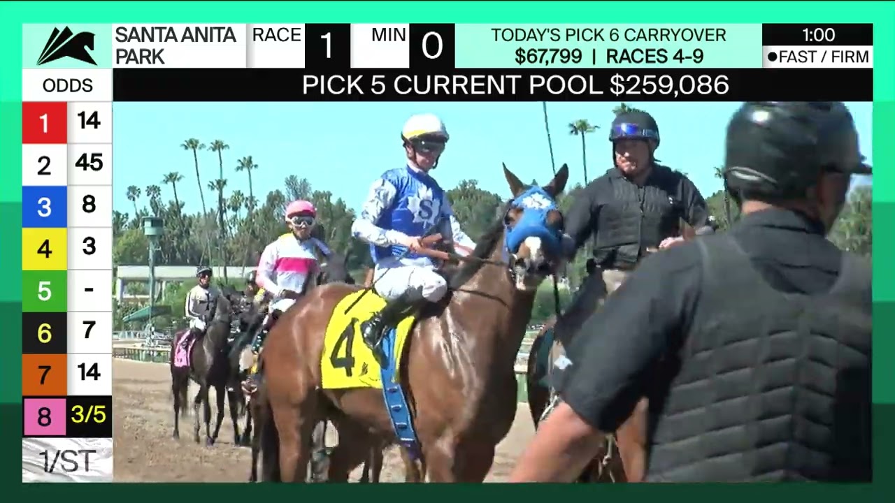 Makenarita wins Race 1 on Sunday, March 8 at Santa Anita Park