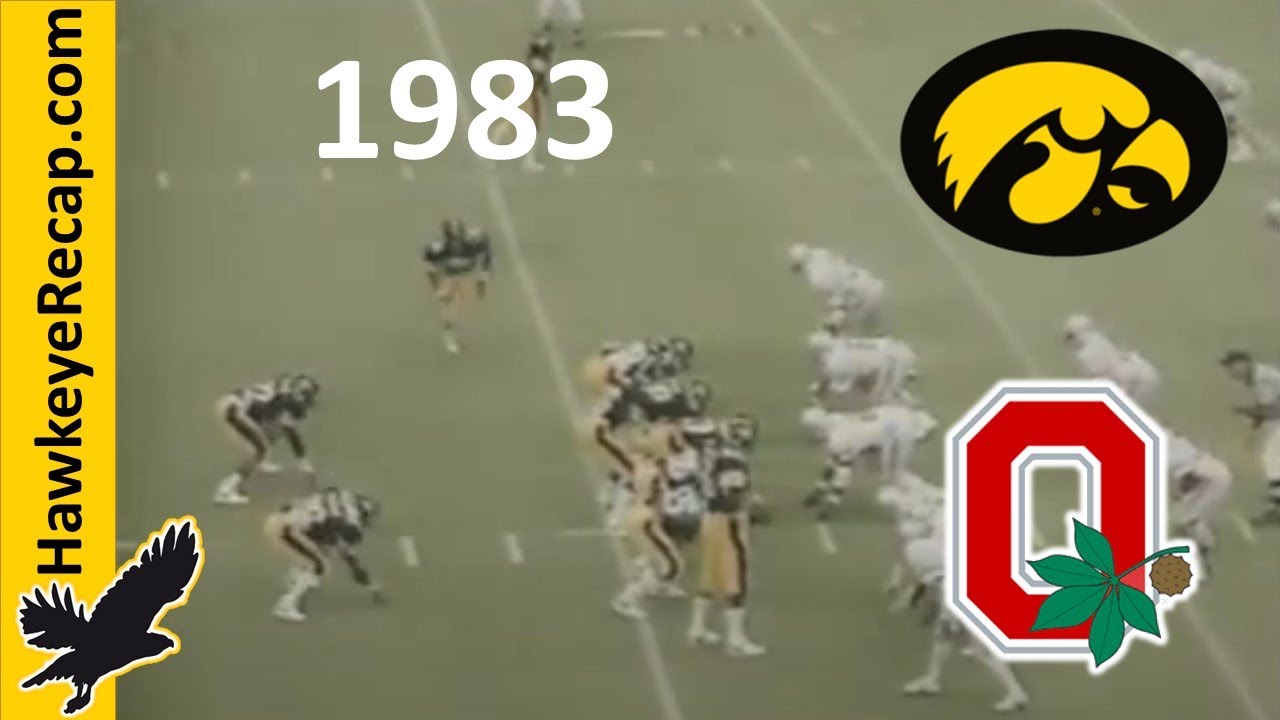 Iowa Hawkeyes vs #3 Ohio State Buckeyes - College Football Sept 24, 1983 at Kinnick Stadium