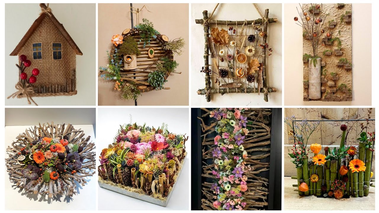 Creative Rustic Jute & Wood Craft Ideas | Handmade DIY Wall Décor | Unique Home Decoration
