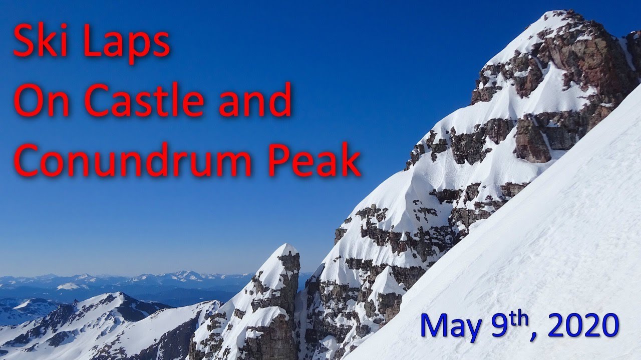 Ski Laps on Castle and Conundrum Peak