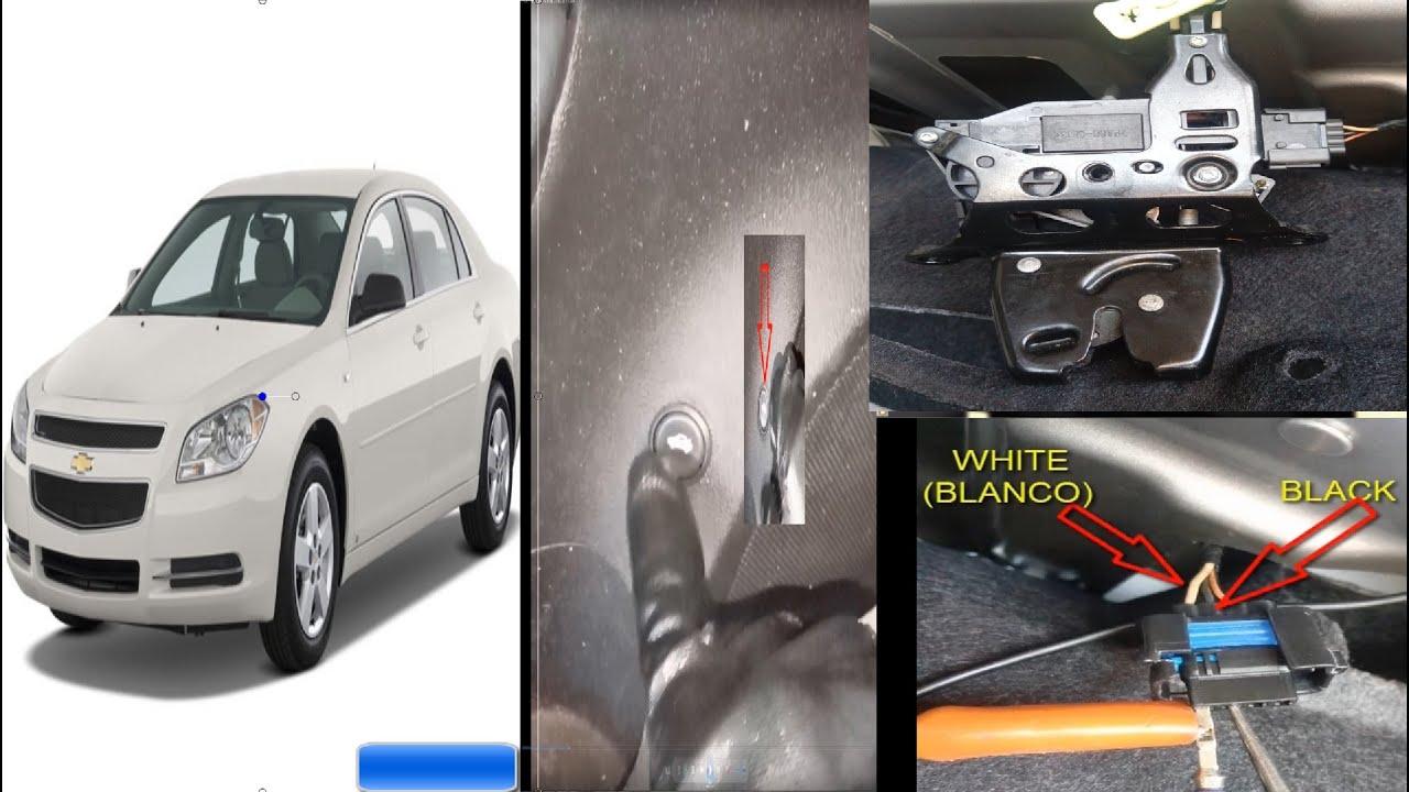 BAÚL(MALETERO) NO ABRE CHEVROLET MALIBU
