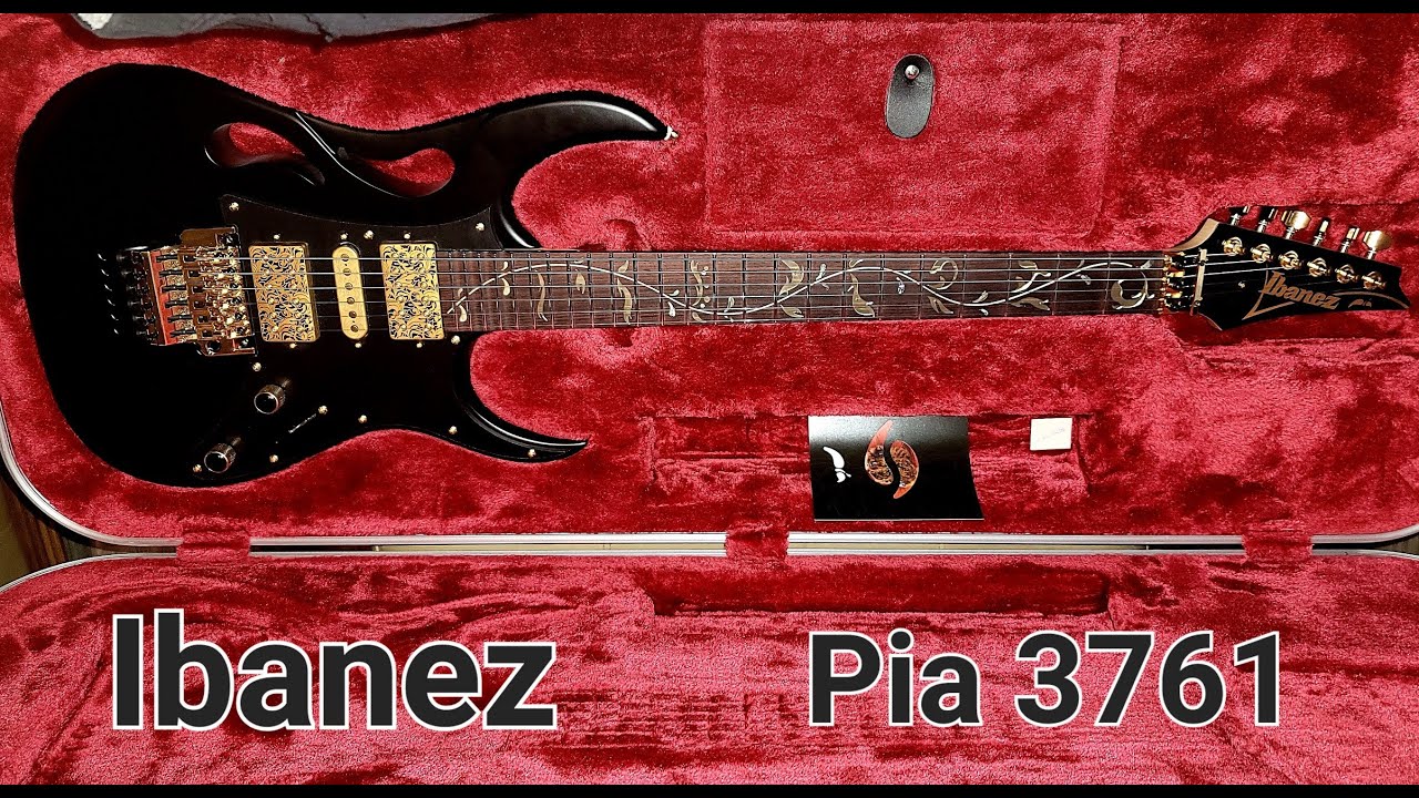 Ibanez, Pia 3761. Vai Masterpiece in Black Onyx.