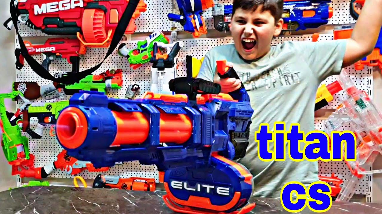 NERF TITAN CS 50 Efsane Nerf , Muhteşem Atışlar
