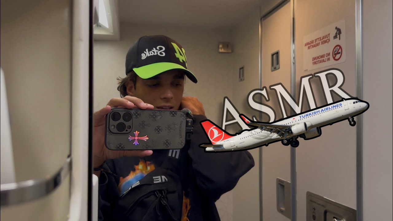 ASMR in an Airplane (Bathroom)