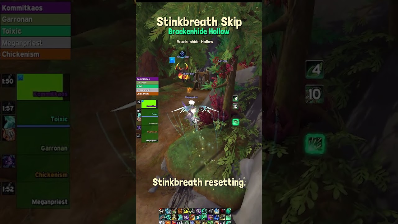 How To: Stinkbreath Skip in Brackenhide Hollow |  #worldofwarcraft #monk #mistweaver #dragonflight