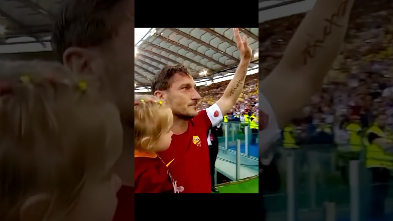 When Totti Said Goodbye&hellip; Rome Wept 😭💛❤️ #Totti #ASRoma #Roma #Italy #Emotional #Shorts #viral #fyp