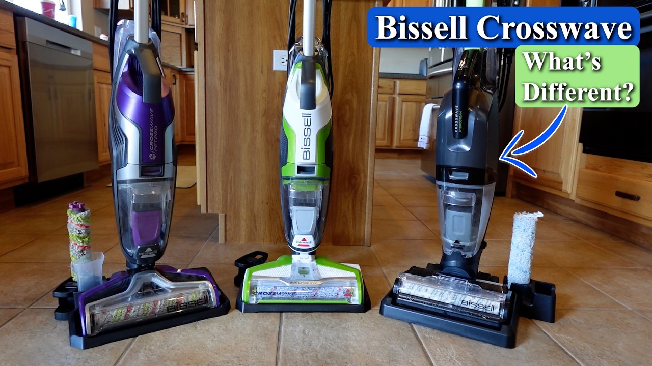 Описание различных моделей Bissell Crosswave