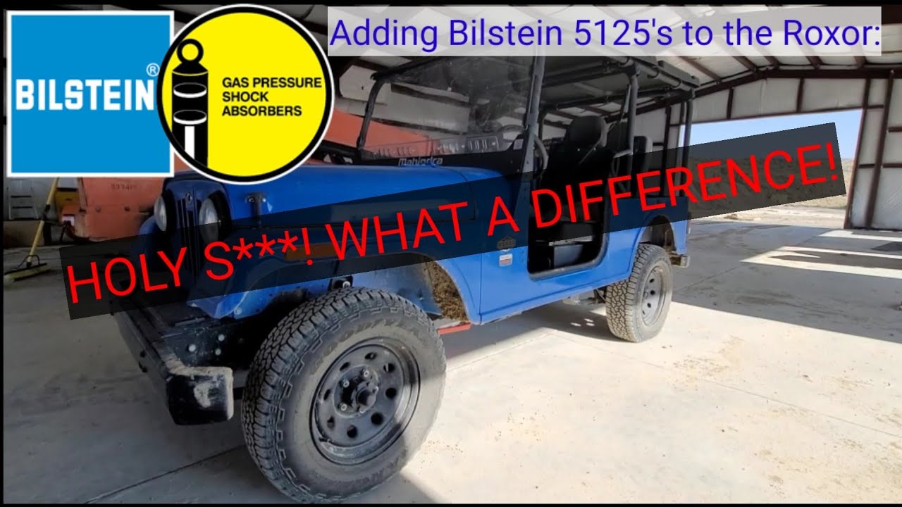 Модернизация амортизатора Mahindra Roxor Bilstein 5125: УДИВИТЕЛЬНОЕ УЛУЧШЕНИЕ ХОДА!!