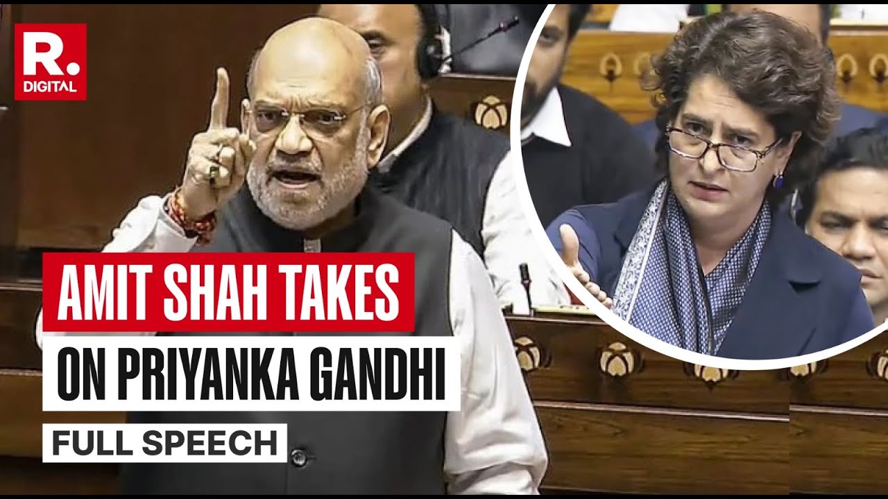 Amit Shah in Rajya Sabha, Addresses Vande Mataram, Partition & Congress | Full Speech