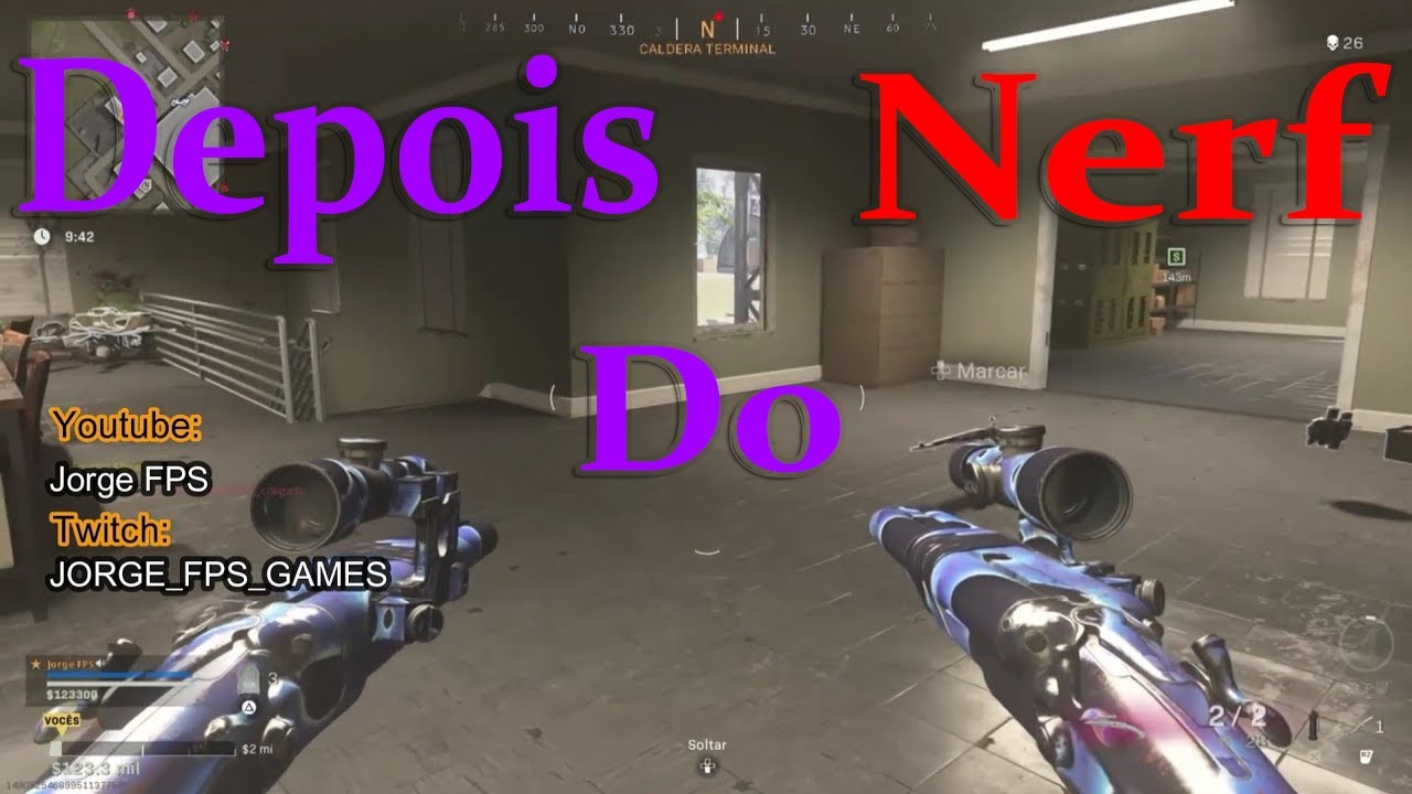 COMO EST&Aacute; CANO DUPLO 12 AKIMBO DEPOIS DO &Uacute;LTIMO NERF | WARZONE PACIFIC