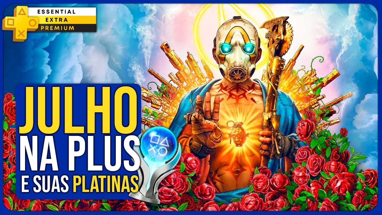 OFICIAL! Jogos da PLUS Essencial de JULHO de 2024 e Suas PLATINAS