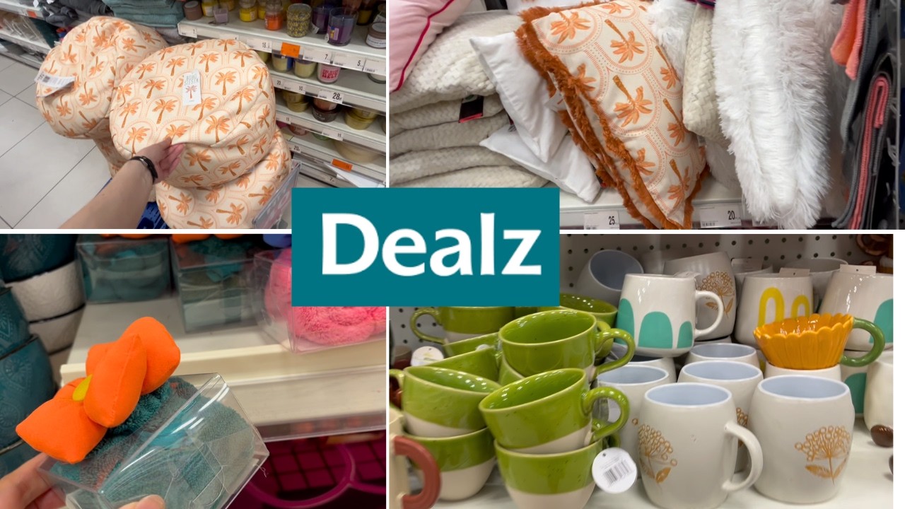 Nowość w Dealz/Piękne pufy/Urocze mini ręczniki 🌸 Poduszki w palmy 🌴