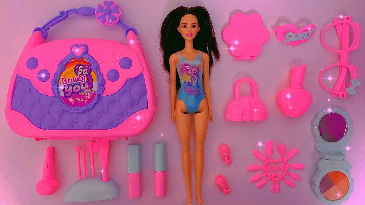 5 Minutes Satisfying with Unboxing Barbie Princess Beauty Playset ASMR | Review Toys