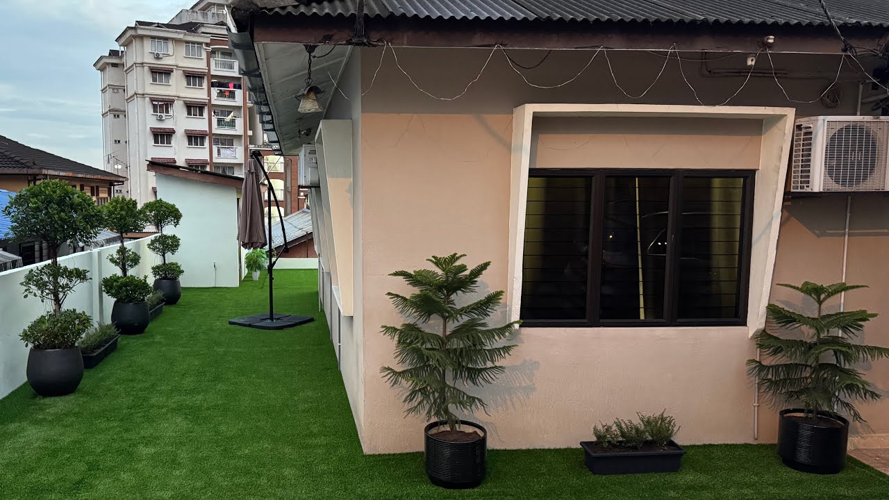Makeover Laman Rumah Jadi Mini Garden