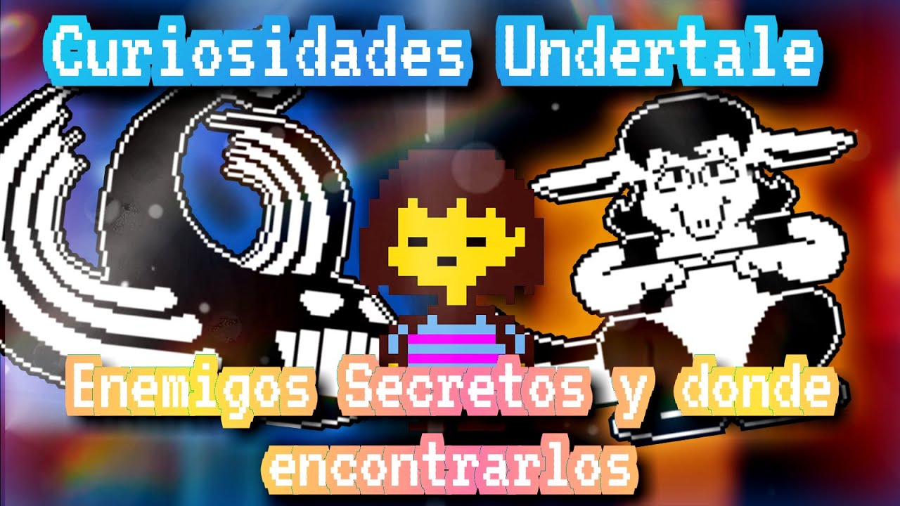 CURIOSIDADES UNDERTALE: bosses opcionales Glyde y So Sorry (perdonándolos y matándolos)