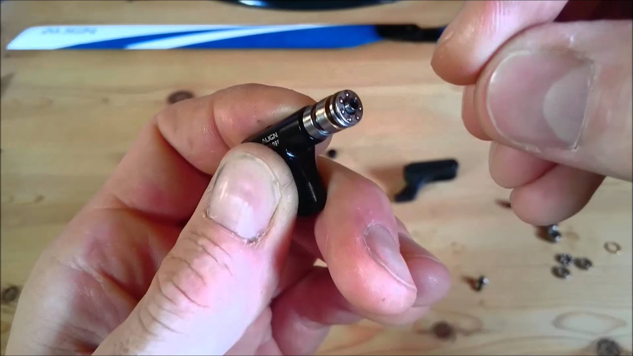 montage tête de rotor