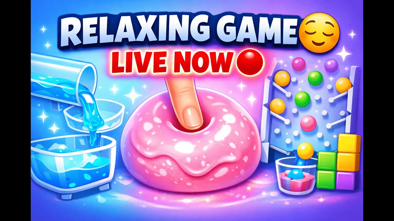 RELAXING MINI GAME LIVE 🔴 | ODDLY SATISFYING Stress Free Gameplay #shorts #live #virallive #