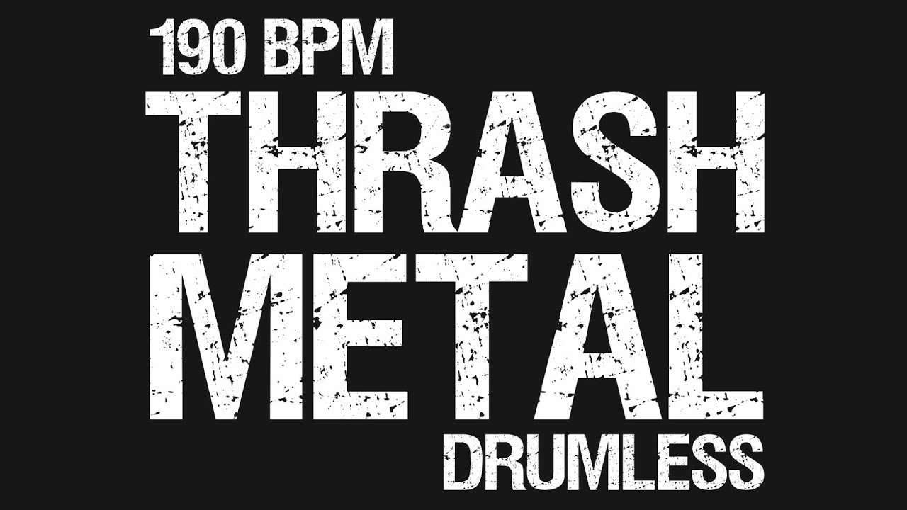 Thrash Metal Drumless Backing Track
