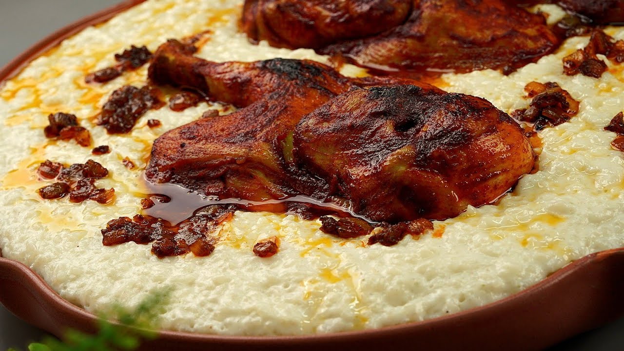 سليق دجاج 🔥🍗 رز بلبن مالح أكلة من زمان نفسي اجربها