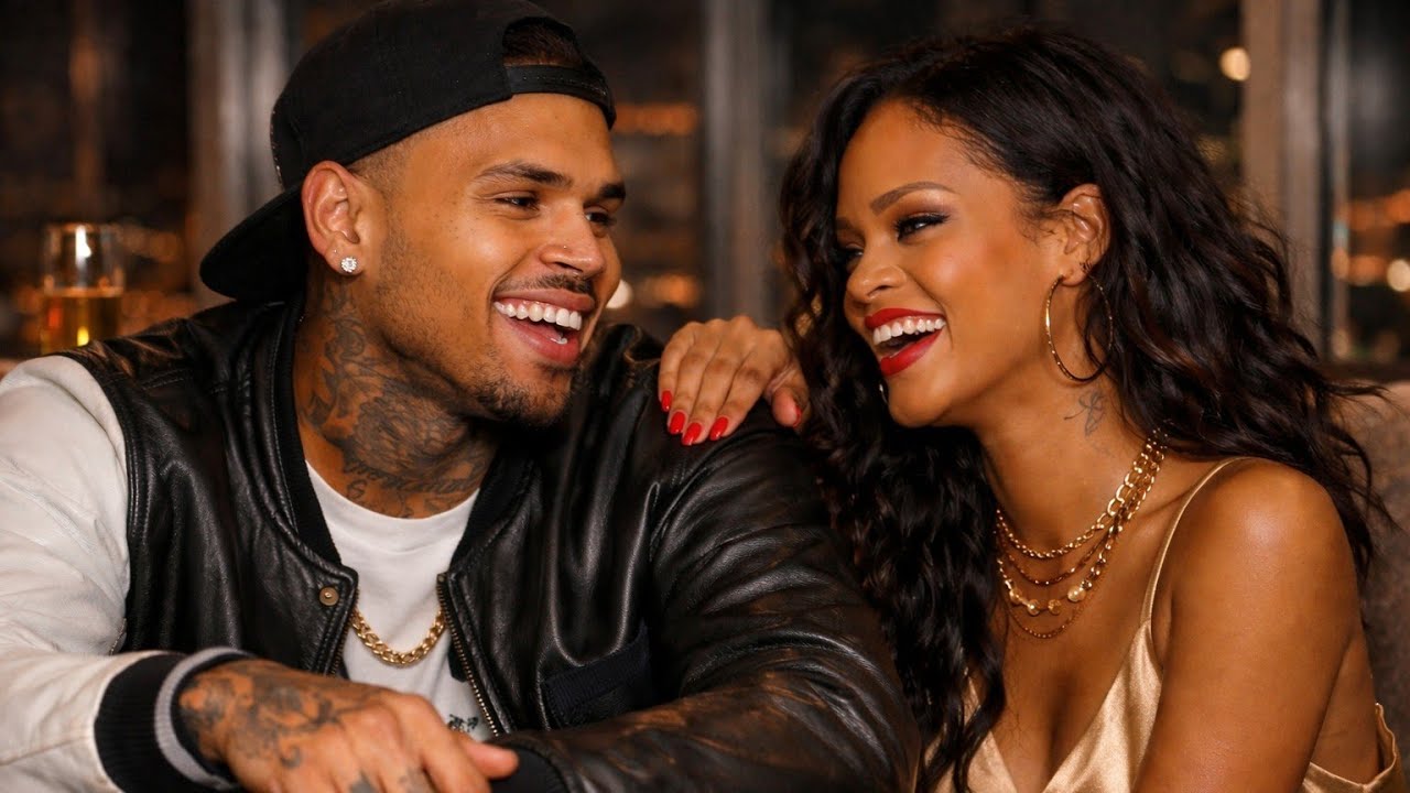 Chris Brown ft. Rihanna - Crash & Burn (Music Lyrics Video)